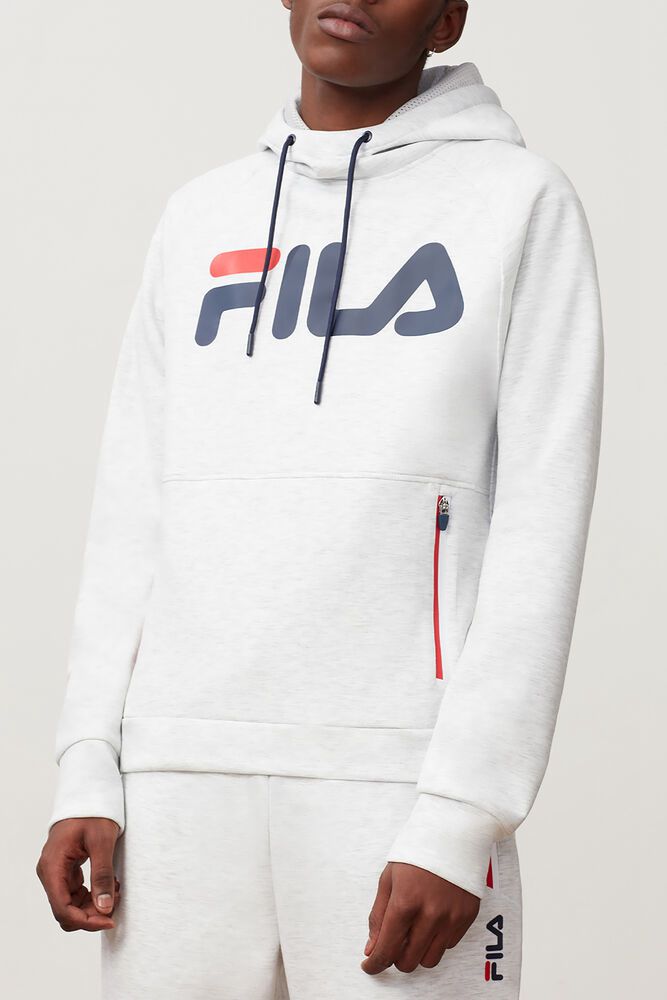 Fila Miesten Huppari Ezra Valkoinen - EJZF-48960